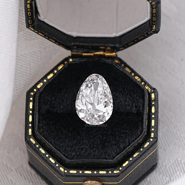 IGI Certified Lab Diamond Old Cut Pear Shape Diamond