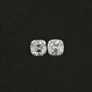 Old Mine Cushion Cut  Lab Grown Diamond For Pair