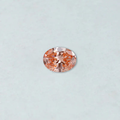 0.82 Carat Fancy Pink Vivid Oval Cut Lab Grown Diamond