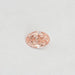 oval shape lab created diamond  in pink color