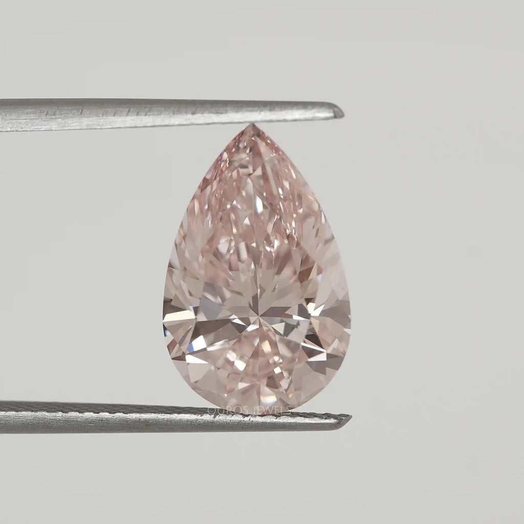 5,11 Karat Birnenschliff Fancy Pink Lab Diamant lose
