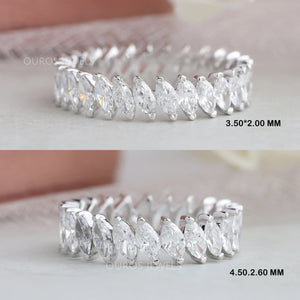 marquise diamond full eternity band