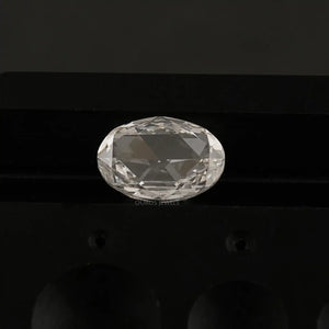 Antique Rose Cut Oval Lab Grown Diamond