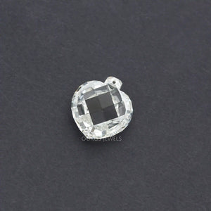 5.23 Carat Rose Cut Heart Lab Grown Diamond