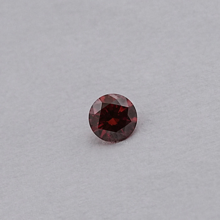 Red Round Lab Grown Diamond Loose