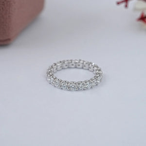 3.00 MM Round Lab Grown Diamond Wedding Ring