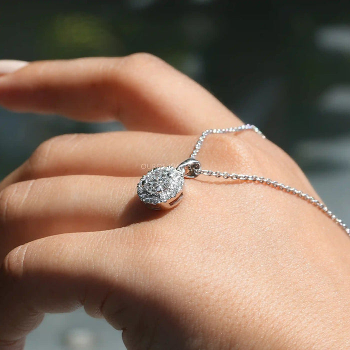 Hera - Straight eternity natural diamond necklace 3 prongs color D-F C –  Lilo Diamonds