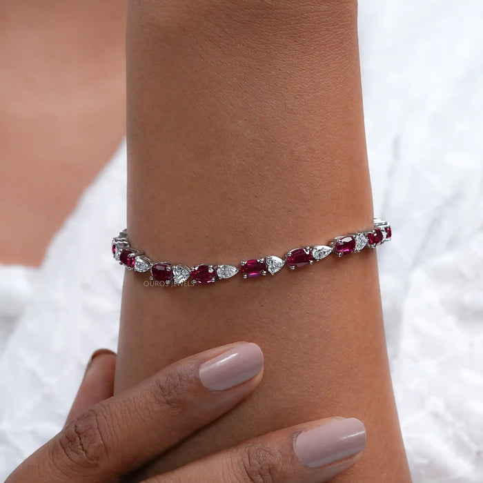 ruby gemstone bracelet