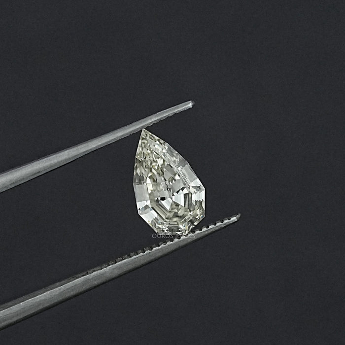 Step Cut Pear Lab Grown Loose Diamond - JK/VS