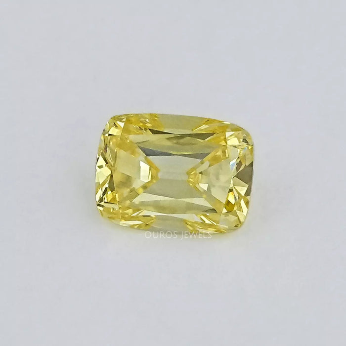 Yellow Old Mine Cushion Lab Grown Loose Diamond