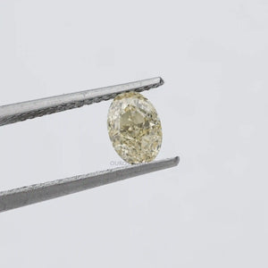 [Fancy Yellow Oval Cut Diamond]-[Ouros Jewels]