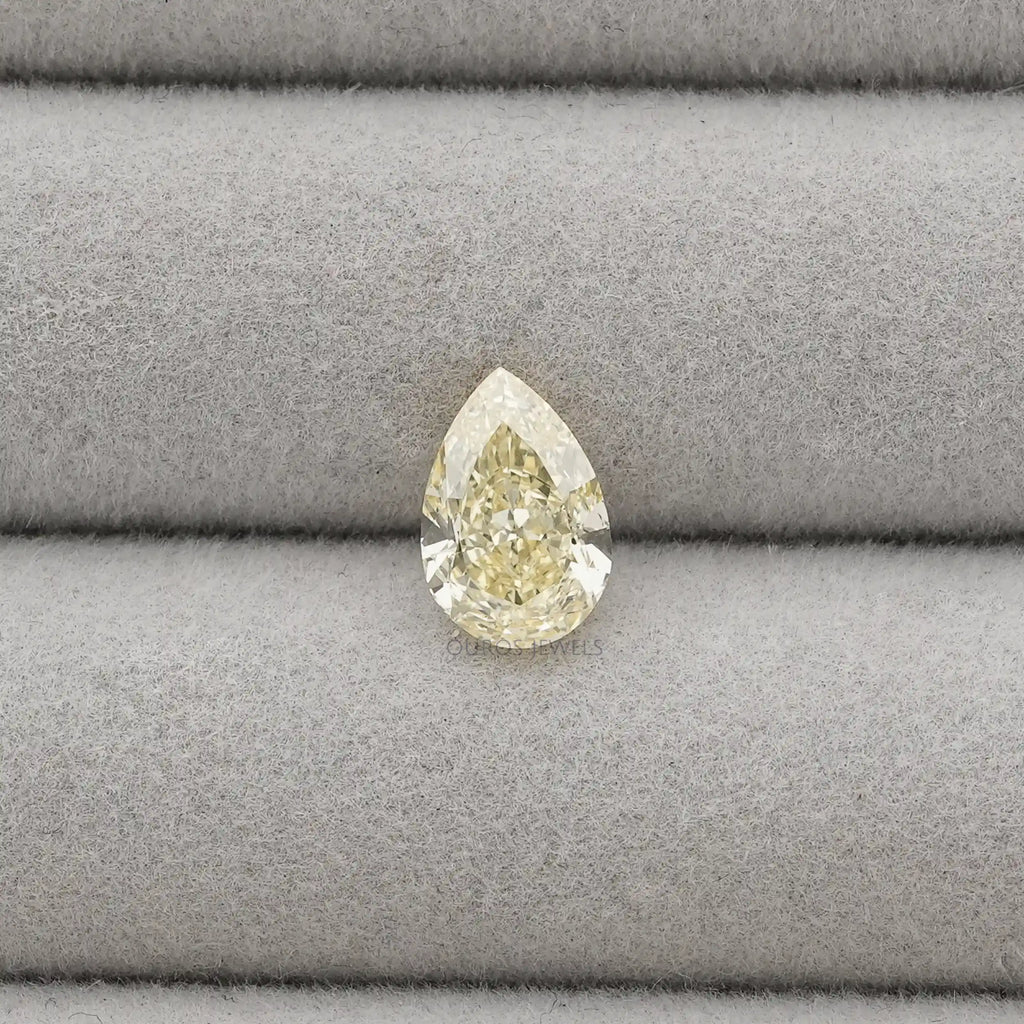 0.19 Ct Natural Loose Diamond, Yellow Pear Diamond, Rustic Diamond, Antique Diamond, Real Diamond, Grey Diamond, Fancy hotsell Shape Diamond N609