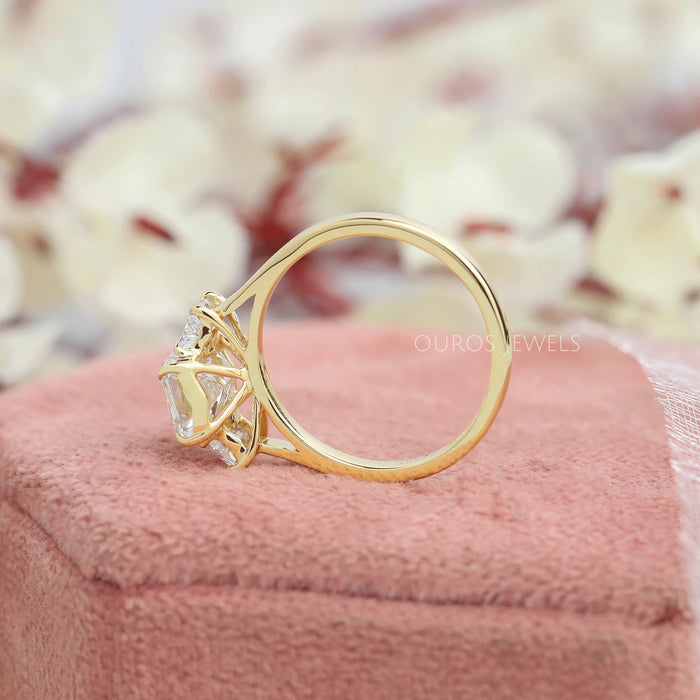 emerald cut diamond engagement ring 