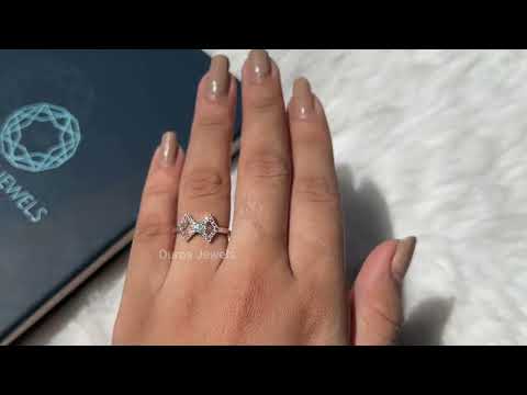 [Youtube Video of Round Diamond Bow Shape Ring]-[Ouros Jewels]