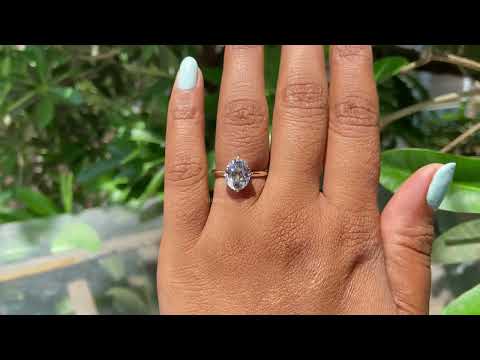 cushion cut solitaire engagment ring 