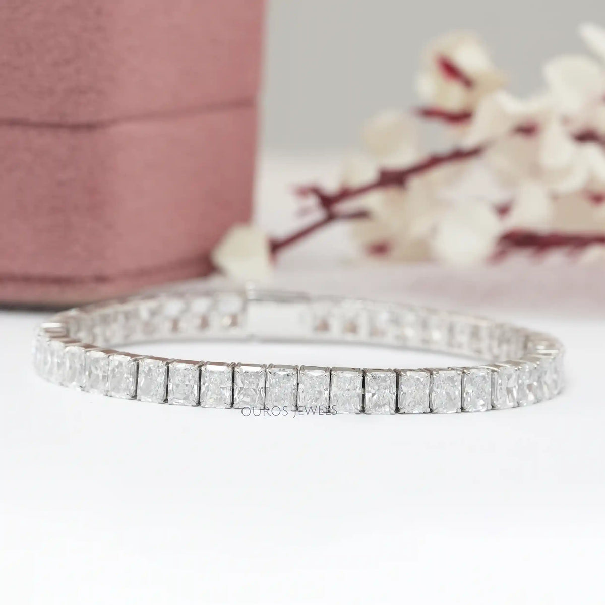 Radiant Cut Diamond Tennis Bracelet — Ouros Jewels