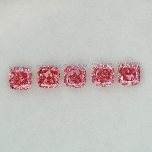 0.42 Karat Pink Cushion Cut Labor Grown Diamant