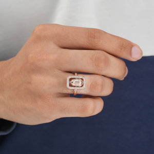 scarab shape desgin rose gold ring for men