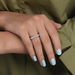 [Round Cut Bezel Set Wedding Ring For Her]-[Ouros Jewels]