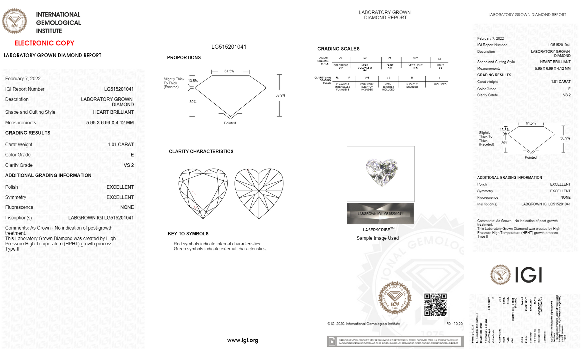 1 Carat Heart Shaped Lab Diamond | Ouros Jewels — Ouros Jewels LLC