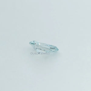 [Back Side View Of Brilliant Pear Cut Lab Diamond]-[Ouros Jewels]