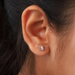 pear shaped diamond stud earrings 