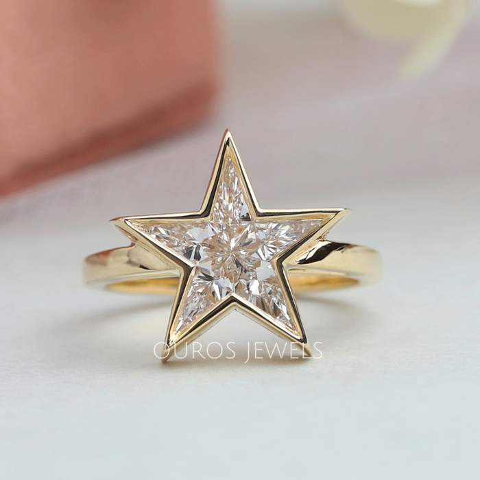 Kimberlin Brown  Rose Cut Diamond Star Cloud Ring at Voiage Jewelry