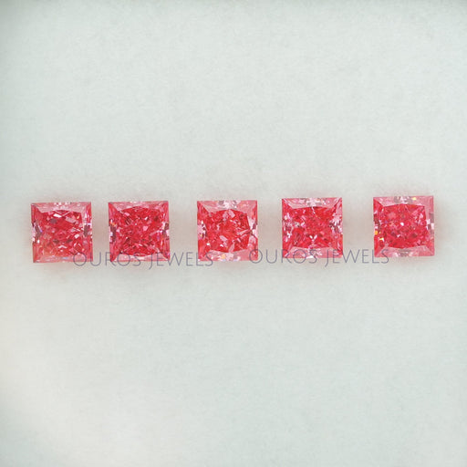 0,52 Karat pro Pink Princess-Diamant im Labor gezüchtet